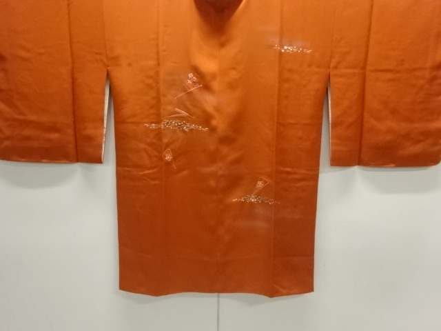 JAPANESE KIMONO / UNUSED MICHIYUKI COAT / FOLDIN FAN 